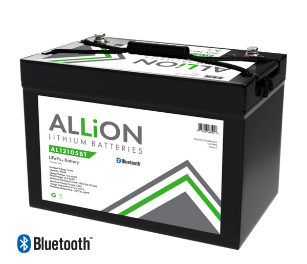 ALLiON 12V 105AH Lithium LiFePo4 Battery W/ Bluetooth