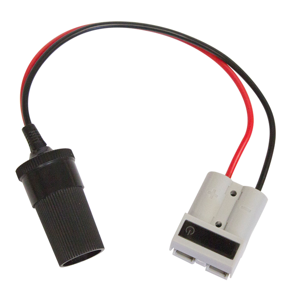50A CONNECTOR TO 15A ACCESSORY SOCKET WITH HDC VOLTMETER | 300mm (8mm2)