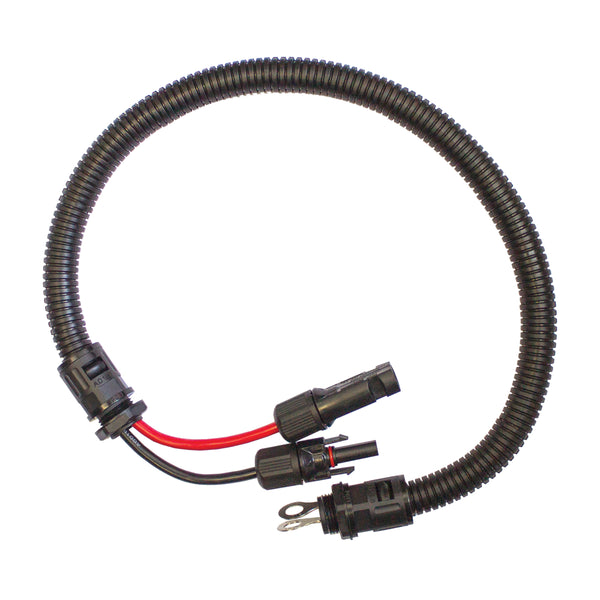 MC4 PLUG AND SOCKET TO 8MM RING TERMINALS | KT 600mm solar lead