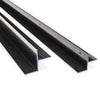 EZY Small Rails (twin Pack) Black Low Profile 800mm