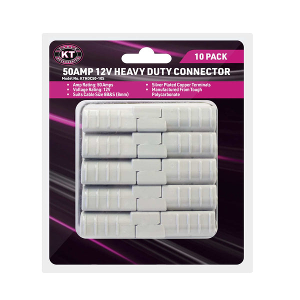 HEAVY DUTY CONNECTOR | KT 50 Amp 10 Pack Grey
